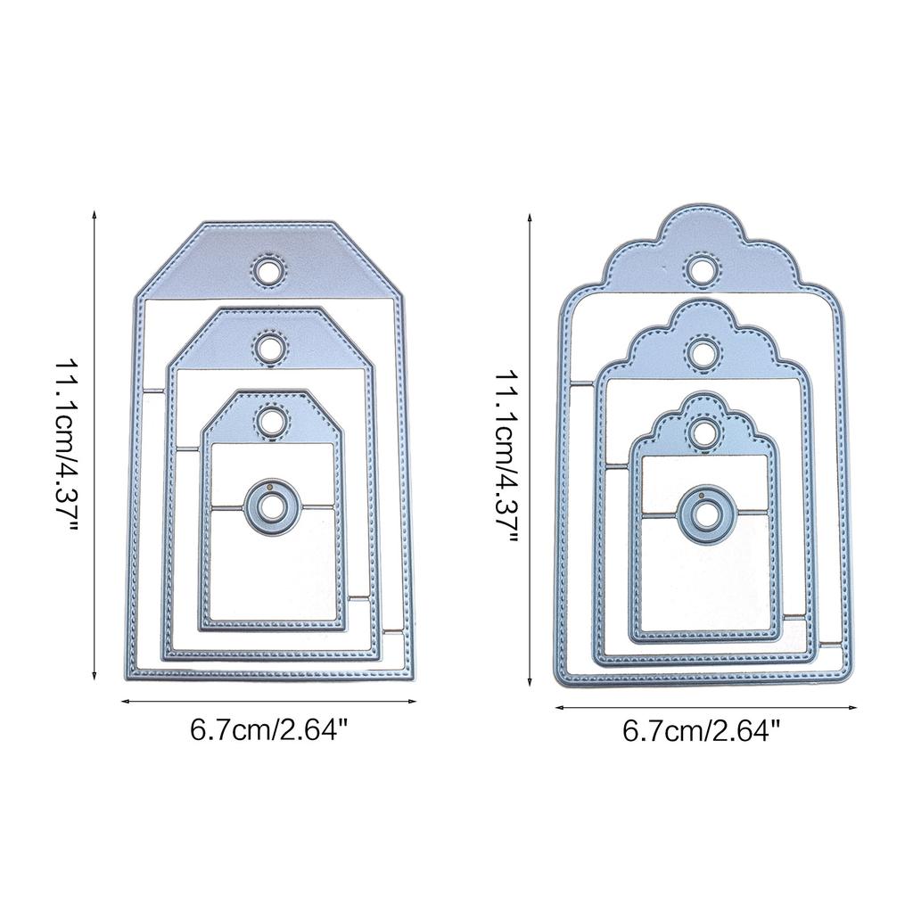 Metal Frame Cutting Dies Embossing Stencil Templates Mould Handicrafts Hand Bookmarks Scrapbooking Card Decorations Dies