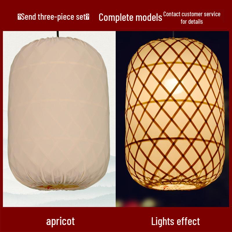 Ручной изготовления Старинный Китайский Стиль Бамбуковый Фонарь: Водонепроницаемый для улицы для ресторанов