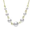 Fashion Women Beaded Single-layer Chain Necklace Banquet Jewelry Gift