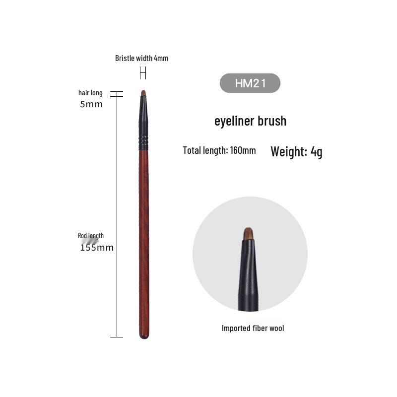 

26-Piece Professional Makeup Brush Set - Animal Hair Brushes for Eyeshadow, Highlighter, Foundation, and Blush