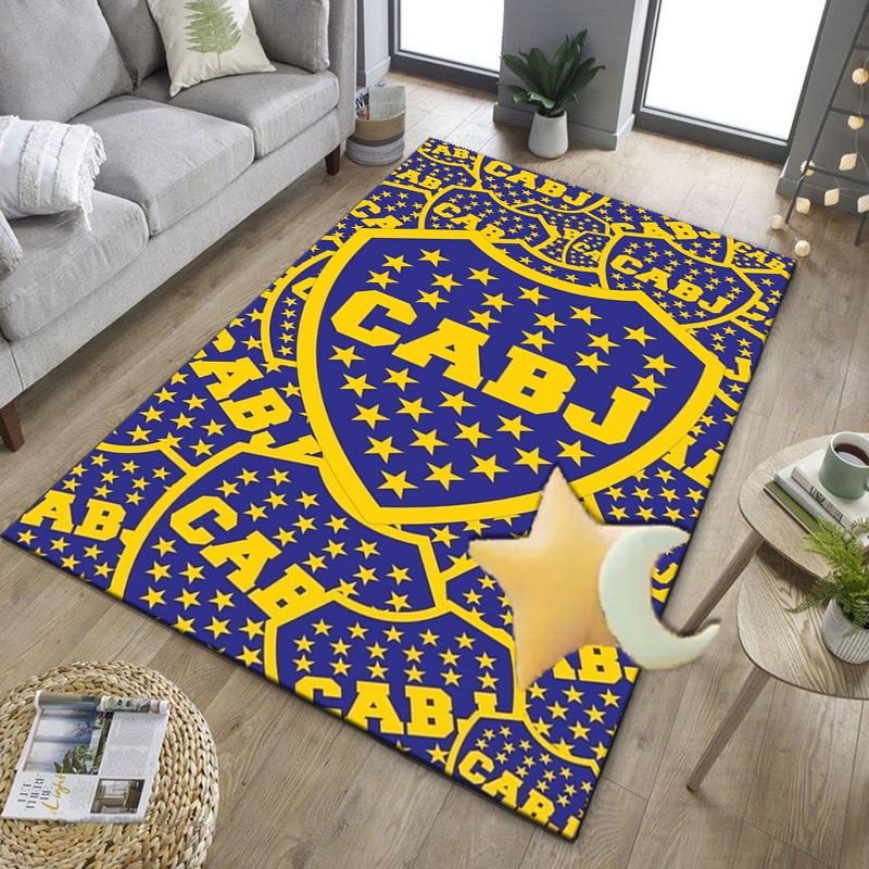 Football Club Emblem Office Rug Chair Mat, Game Carpet, Suitable for Front Door, Bedroom, Living Room, Desk, Holiday Gift