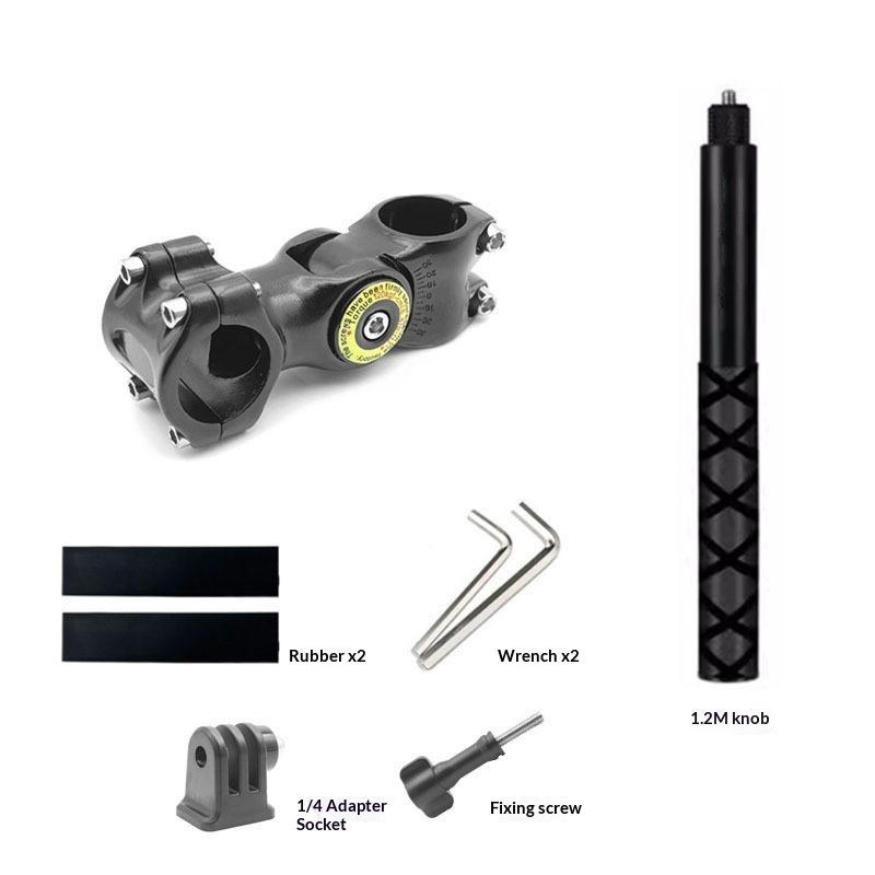 Motorcycle Handlebar Mount Invisible Adjustment Selfie Stick Bicycle Monopod For Action Cameras And Mounting Accessories
