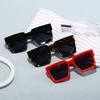 Square Vintage Sunglasses For Men Women Fashion Big Black Frame Shades Retro Designer Sun glasses Driving Eyewear Male UV400