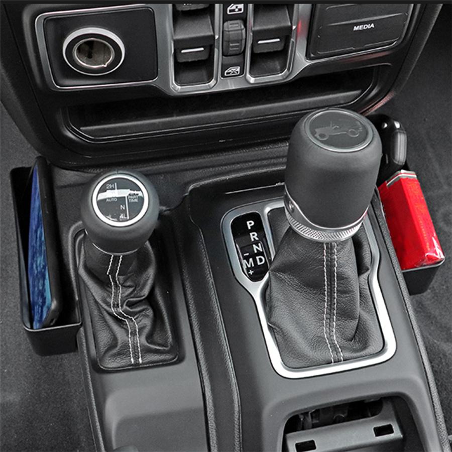 For Jeep Wrangler JL Gear Shifter Console Side Organizer Storage Box 2018-2021