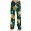 Women's Drawstring Lounge Pants Oktoberfest Print Casual Relaxed Fit Soft Fabric Elastic Waistband Full Length Trousers