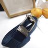 Versatile Men Nylon Zinc Zinc Alloy Belt Retro Letter Casual Belts Fashion Pin Buckle Belt  Jeans Matching
