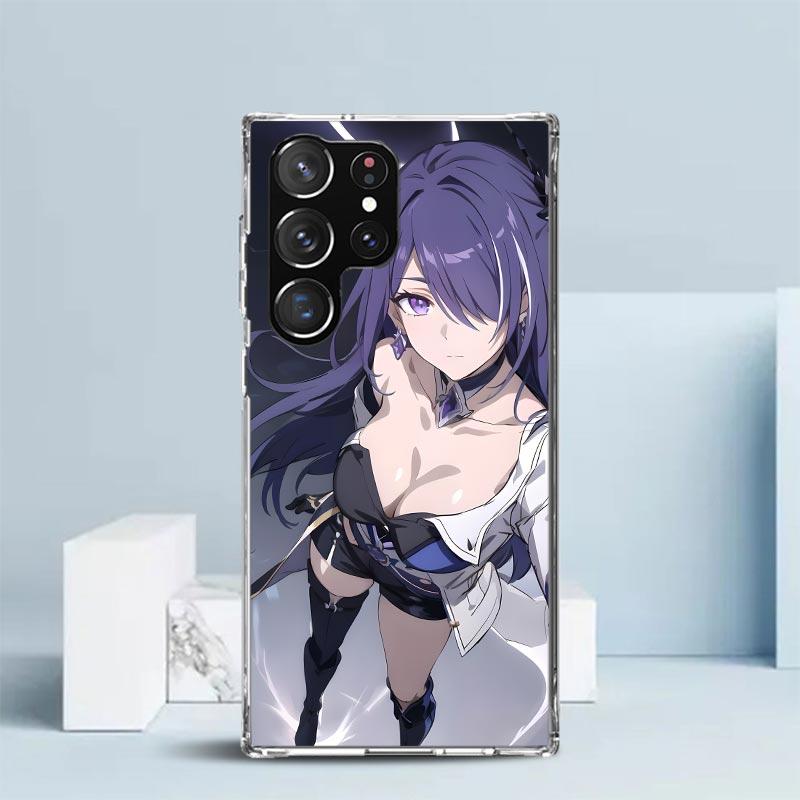 Honkai Star Rail Acheron Soft Cover for Samsung Galaxy S25 Edge S26 S24 S23 Ultra Phone Case S22 S21 Plus S20 FE Print Pattern S