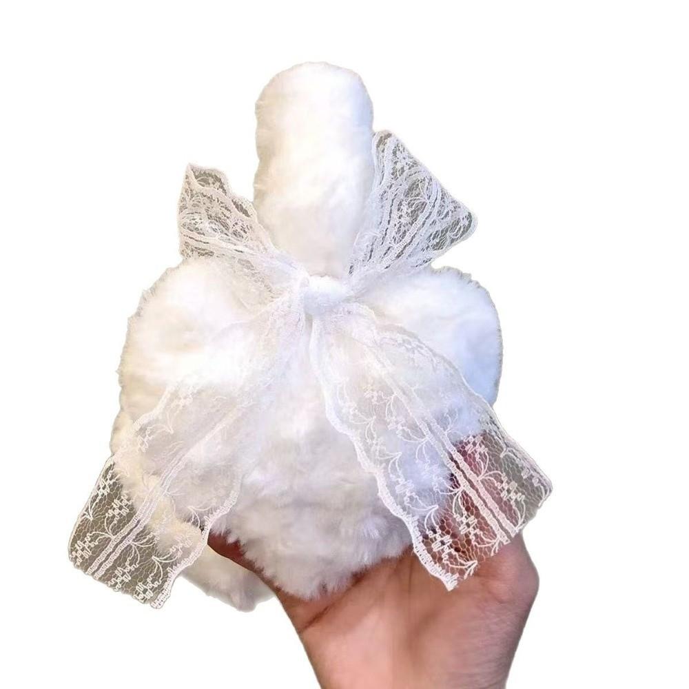 Lace Winter Plush Earmuffs Thicken Ear Cover Cute Bow Ear Warmers  Ladies