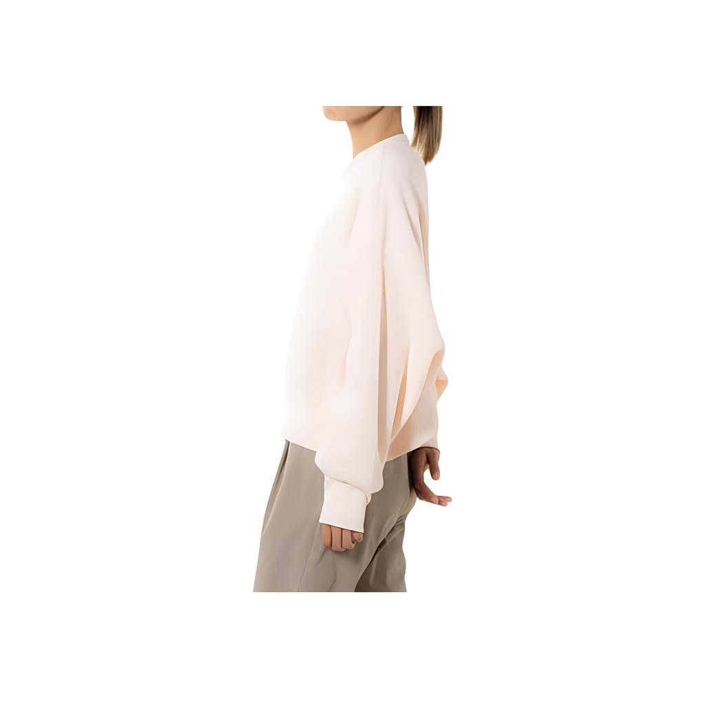 Nike Solid Color Pullover Round Neck Long Sleeve Sweatshirt Women sweatshirt Beige DQ6845-838