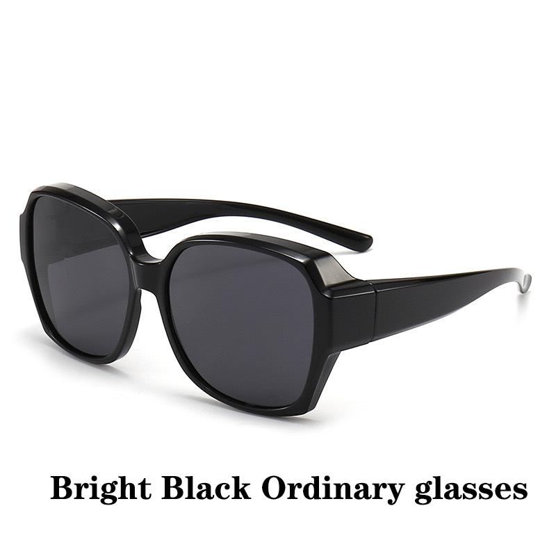 Fashion Round Polarized Sunglasses Cover Over Myopia Prescription Glasses Portable Men Women Vintage Fishing Driving Eyewear