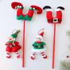 Christmas Elf Leg Decor With Fabric Material For Holiday Tree Ornaments