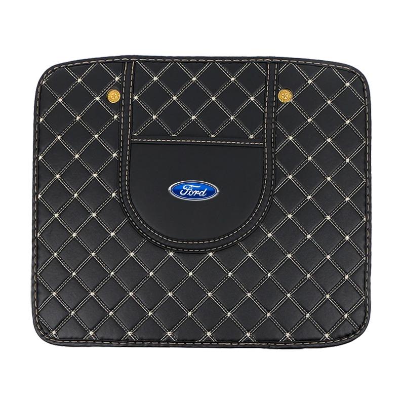 Almohadilla Antipatadas para Coche Interior Cuero PU Almohadillas Protectoras para Respaldo de Asiento de Coche Para Ford Focus Mondeo MK1 MK2 MK4 MK3 Fiesta ST Transit Escape Fusion Explorer