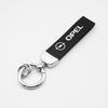 BBFP7 Metal/Leather Car Keychain Badge Emblem For Opel Astra Grandland Corsa Mokka Frontera Insignia Zafira Key Chain Rings Accessorie