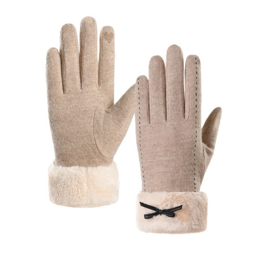 Thick Design Warm Gloves Windproof Winter Gloves Warm Touchscreen Gloves  Winter Commuting