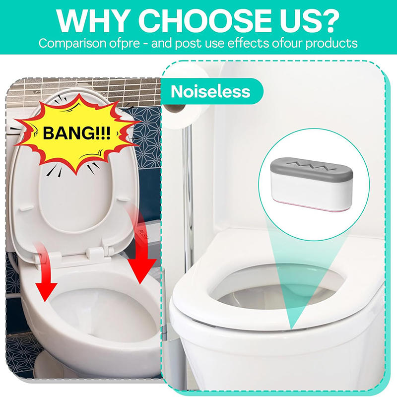 4Pcs/set Toilet Seat Bumper Bidet Seat Bumpers With Strong Buffer And Adhesive Function For Bidet Attachment Bathroom Accessories