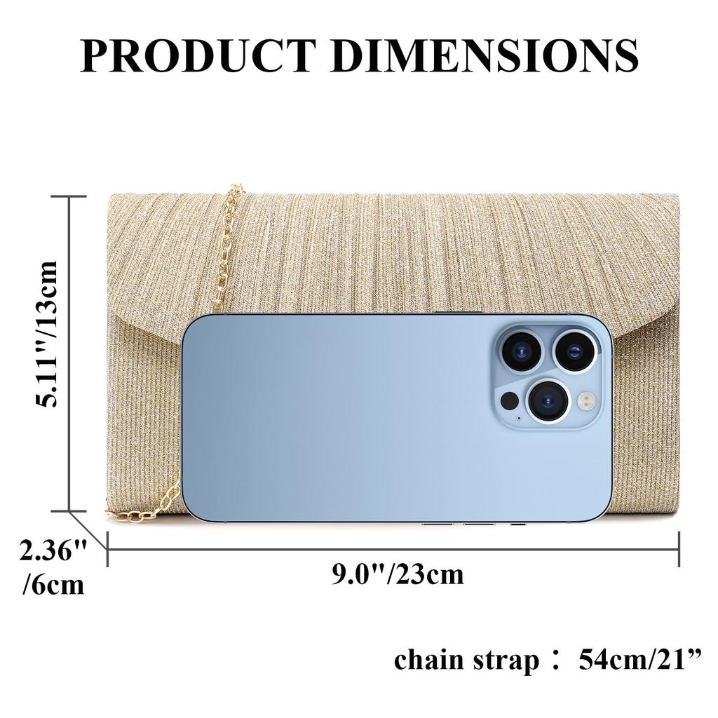 RNIEGA Party Bag, Wedding Shoulder Bag, Clutch Bag for Women, Perfect for Wedding Receptions, Graduations, Coming-of-Age Ceremonies, and More.