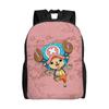 One P-Pieces Tonys Choppers Backpack Men College School Students Bookbag Fits 15 Inch Laptop Funny Adventure Anime Comic Bags