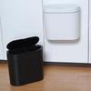 Smart Induction Trash Can: Automatic Lid for Kitchen & Bathroom