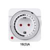 CE-zertifizierte europäische mechanische 24-Stunden-Zeitschaltuhr-Steckdose