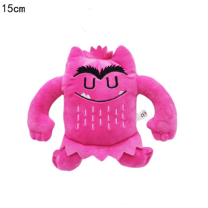6PCS Hot Sale The Color Monster Emotion Plush Toys Baby Appease Emotion Plushie Cute Stuffed Dolls Child Christmas Birthday Gift