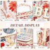 Bible Cover Chenille Letter Adjustable Shoulder Strap Church Tote Flowers Print Bible Carrier With Handle For Women Teacher