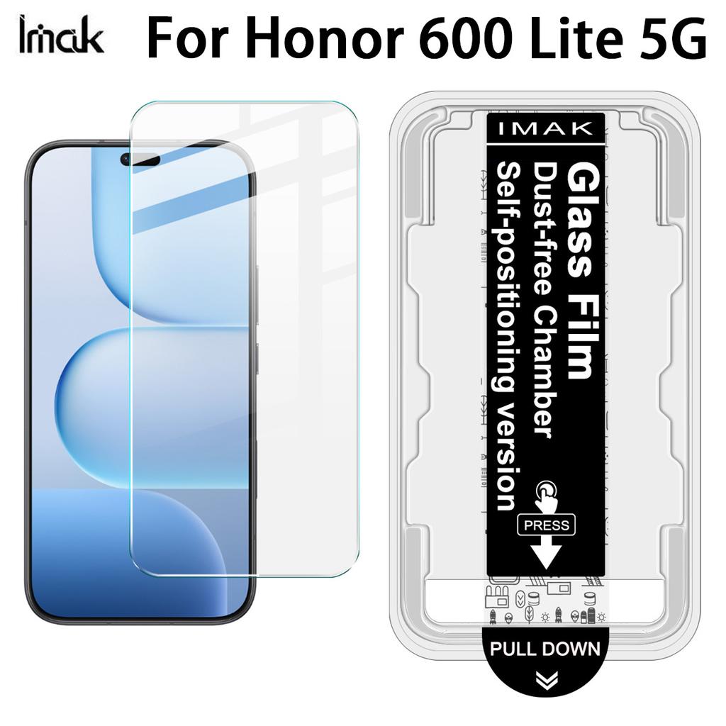 For Honor 600 Lite / X80i 5G Glass IMAK Dust-free Cabin H Series Tempered Glass Film