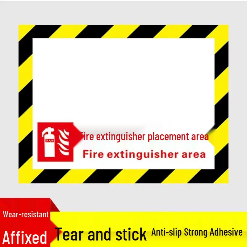 Firefighting Equipment Instruction Sign Stickers