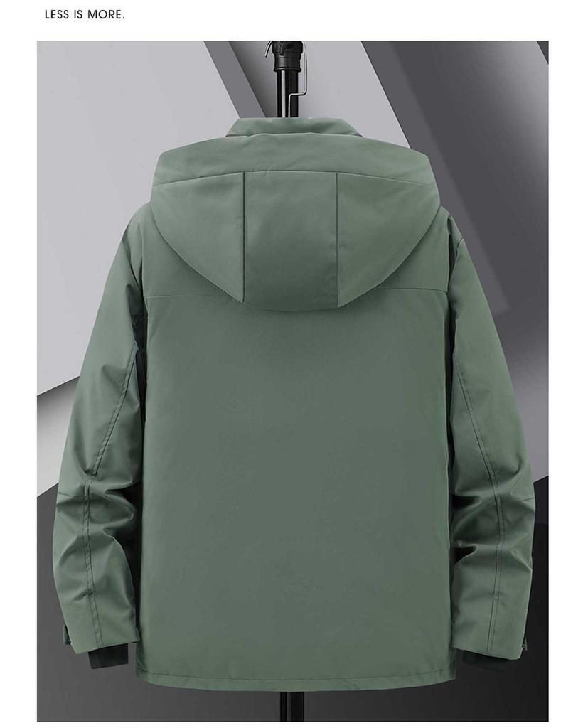 Herren Winterjacke in Übergröße, 90% weiße Entendaune, High-End, Dick, Warm, Oberbekleidung M-8XL