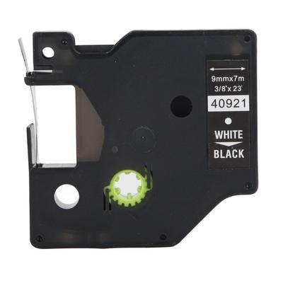 Etikettendrucker-Band, 9 mm breit, 23 Fuß lang, wasserdicht, ölbeständig, klares Drucketikettenband für