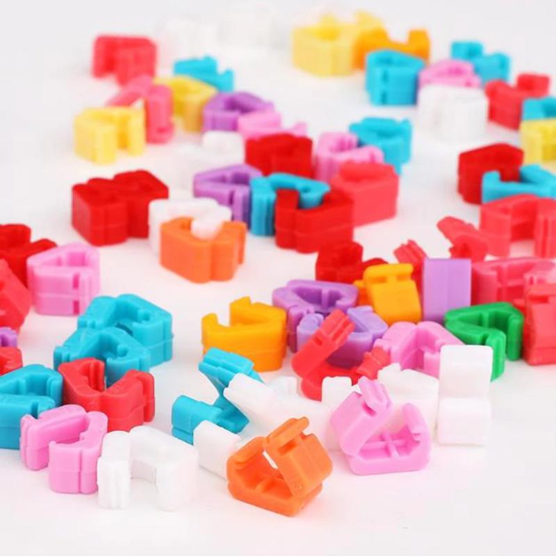 

100Pcs Plastic Balloon Sealing Clip Balloon Decoration Accessories For Home Birthday Party Decoration Baby Shower Wedding 100pcs