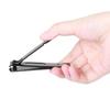 Black Manicure Slope Flat Shape Nail Clipper Cutter Pedicure Nail Care Nail Trimmer