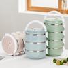 4-Layer Stainless Steel Insulated Lunch Box with Handle