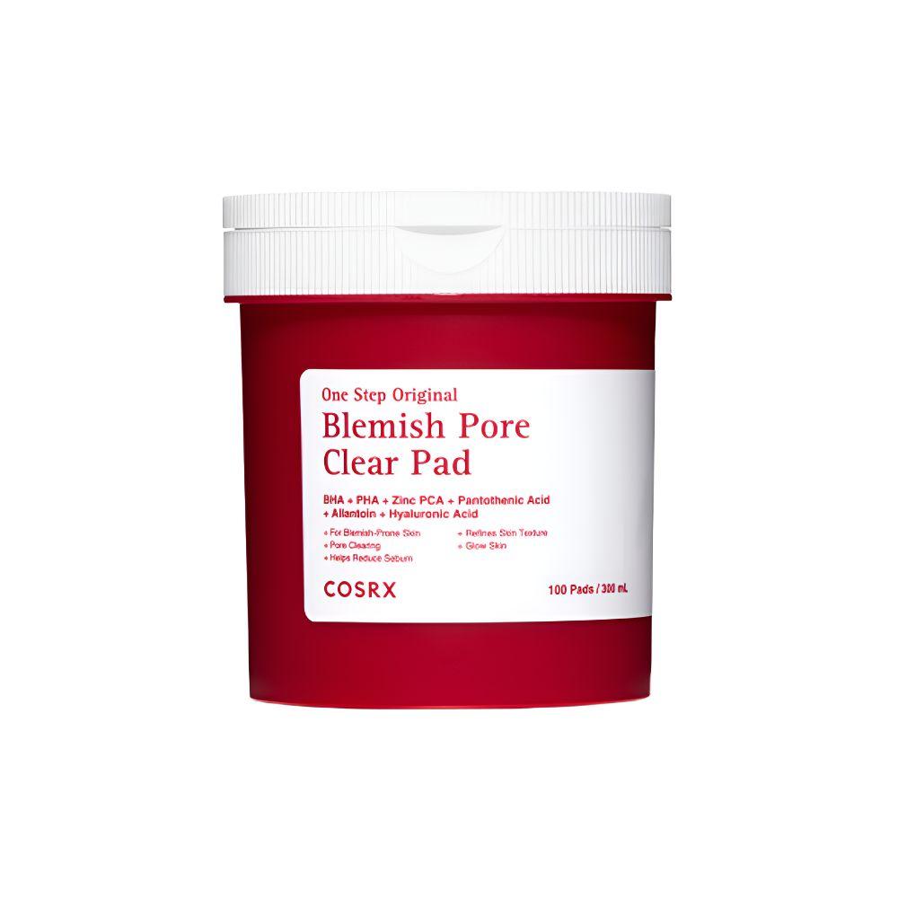 COSRX One Step Original Clear Pad Blemish Pore Care Exfoliating Toner Pads 100 Sheets / 300ml