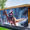 1pc Dinosaur Decor Backdrop Christmas Outdoor Decor Tapestry
