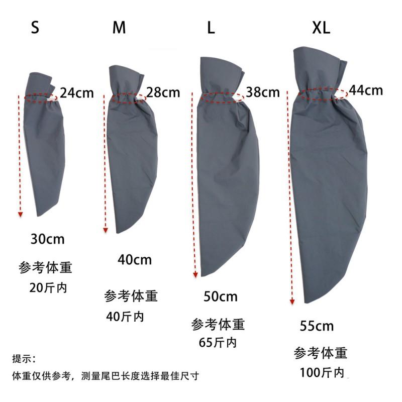 Full Coverage Dog Raincoat Medium To Large Breeds - Waterproof Hooded Coat With Tail Cover Blue Purple