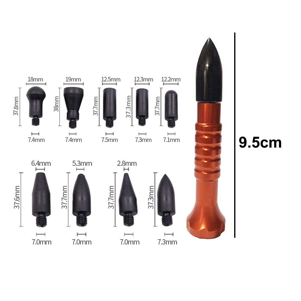 10Pcs Fix Dent Repair Tool Kits Knock Down Tap Down Pen Car Body Dent Removal Tools  for Dent Remove