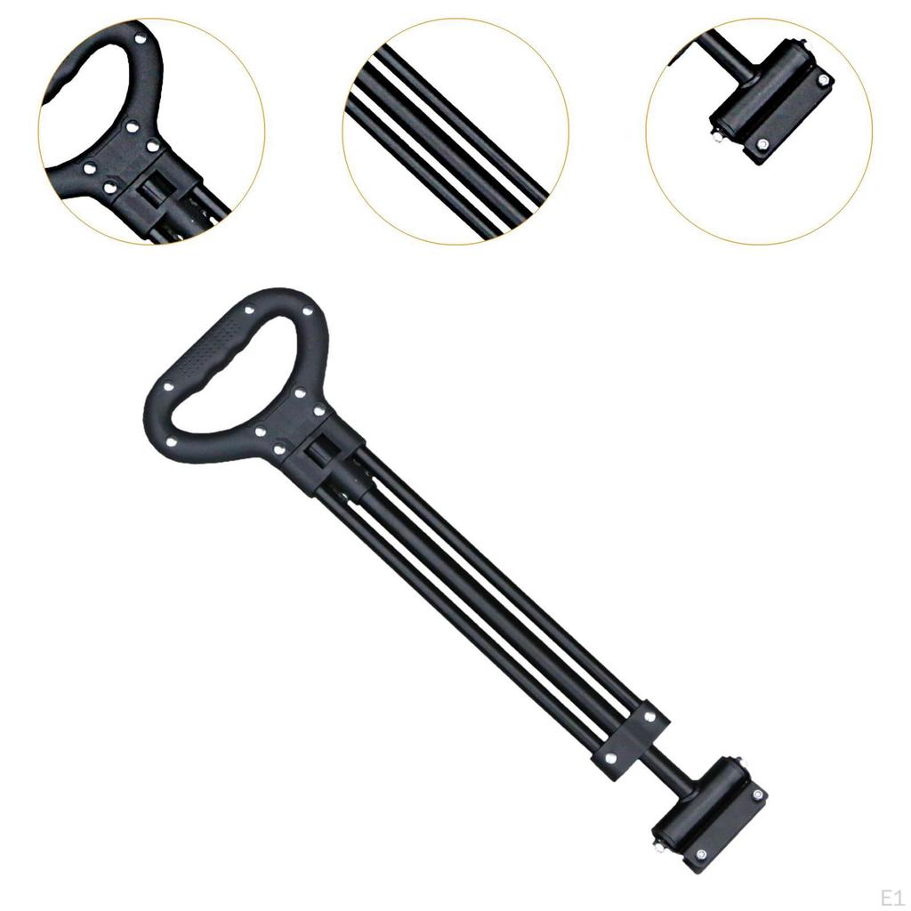 Adjustable Pull Handle Replacement for Folding Shopping Cart 21.2-31.1inch Easy Installation