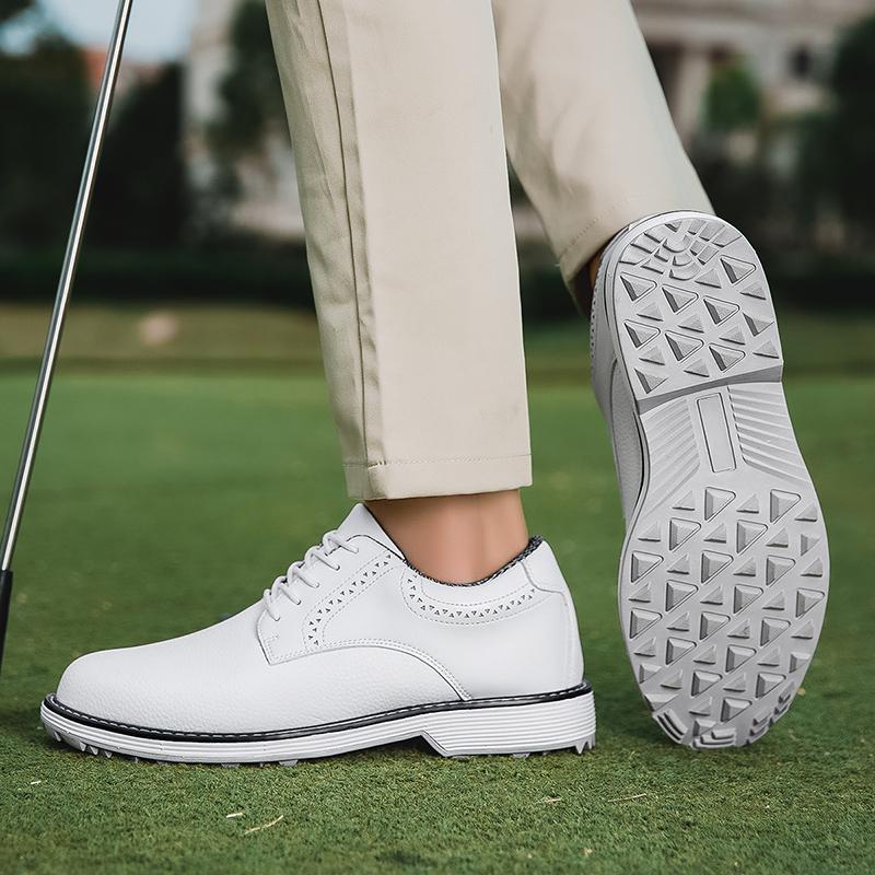 Men's Golf Shoes 2026 New White Professional Golf Non Slip Nail Free Outdoor Leisure Walking Training Golf Sports Shoes