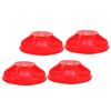 4Pcs Red Plastic Dust Guards Covers For Smoke Sensor Fire Alarm Detector Office Home Safety Shielding Prevention Tools
