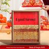 Prosperity Harvest Glass Photo Frame Set