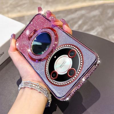 Para Honor Magic 5 Lite 6 Lite Fundas de Lujo a la Moda con Chapado a Prueba de Golpes Magic 6 Lite Brillo Protectora Cubierta Suave Accesorios