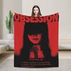 Obsession  Horror Movie Blanket  Wool Funny Warm Throw Blanket for Coverlet Decoration