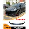 For Tesla Model Y 2019 2020 2021 2022 2023 2024 Automobile Front Bumper Splash Lip Splitter Lip Sports Splitter Body Decor Kit