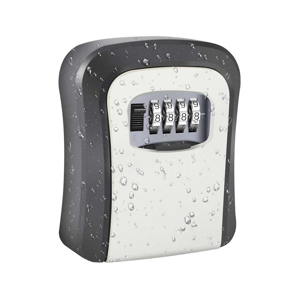 4 Digit Key Safe Lock Box Combination Wall Mount Security Storage Case Organizer