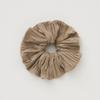 THE RYE Suede Pleats Scrunchie(Beige)