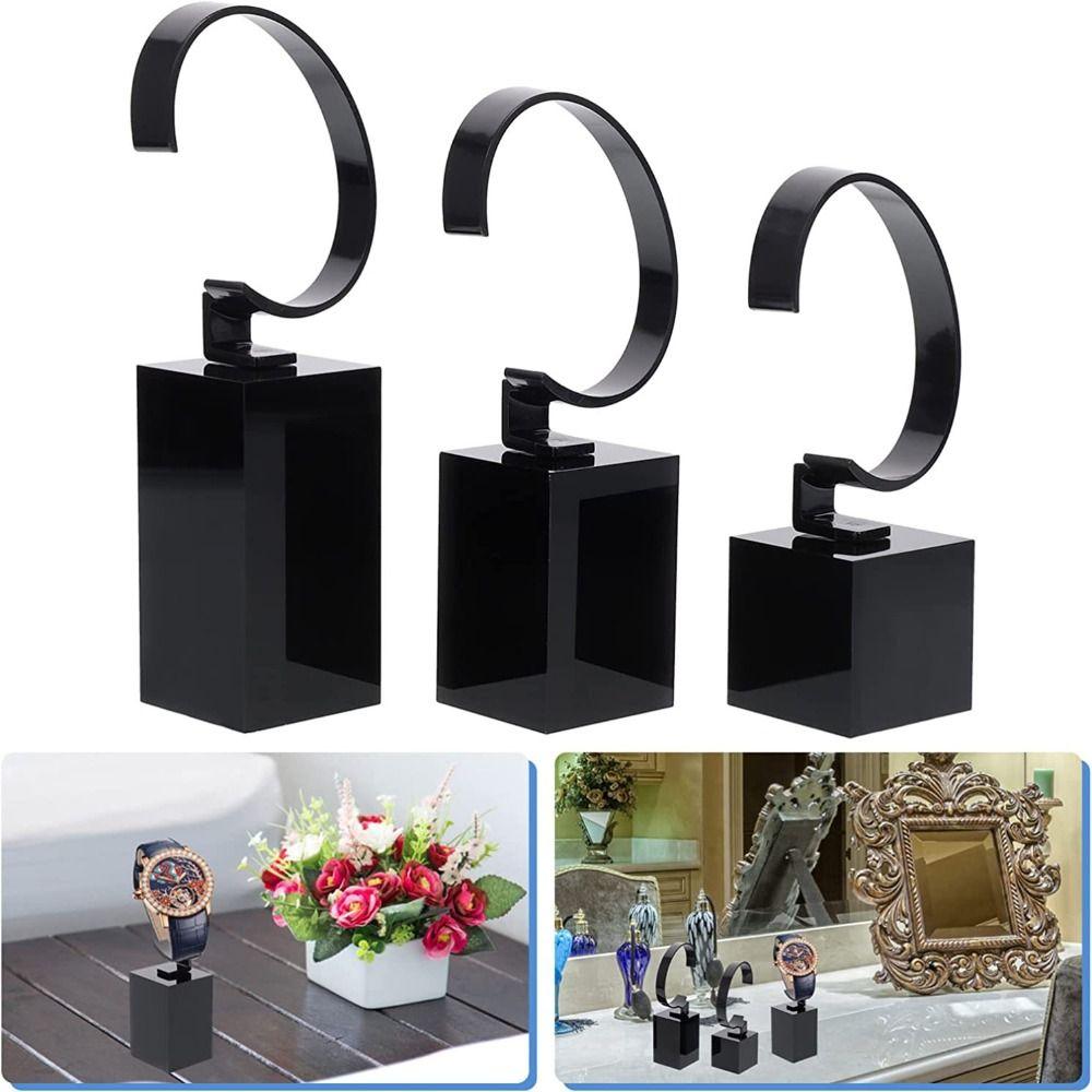 4/6/8cm Lightweight Watch Display Holder C-Shaped Watch Organizer Fashion Watch Stand
