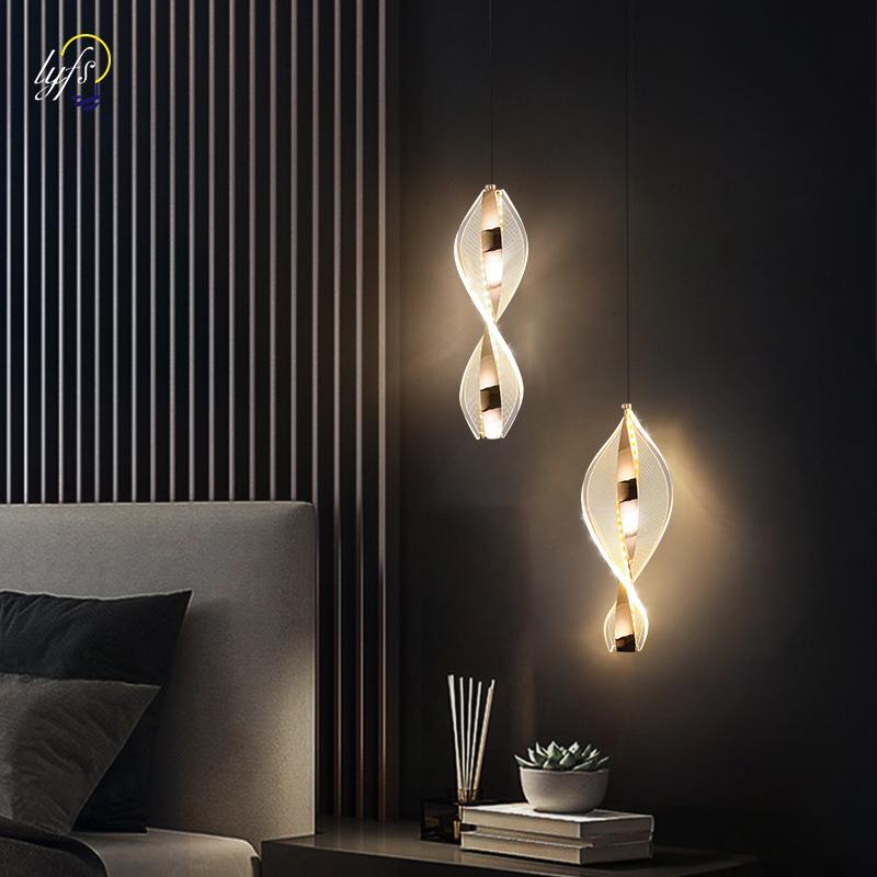 Nordic Lustre LED Pendant Light Hanging Lamps For Ceiling Interior Living Lighting Bedroom Bedside Home Decoration Pendant Lamp