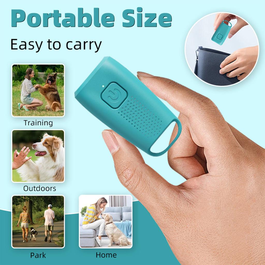 Upgraded Dog Stops Barking &scares Wild Dogs With Strobe Lights + 40kHz Sound (50ft Range).Safe,humane & Portable For Walks/outdoors