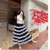 New French Princess Layered Lace Puffy Cake Skirt