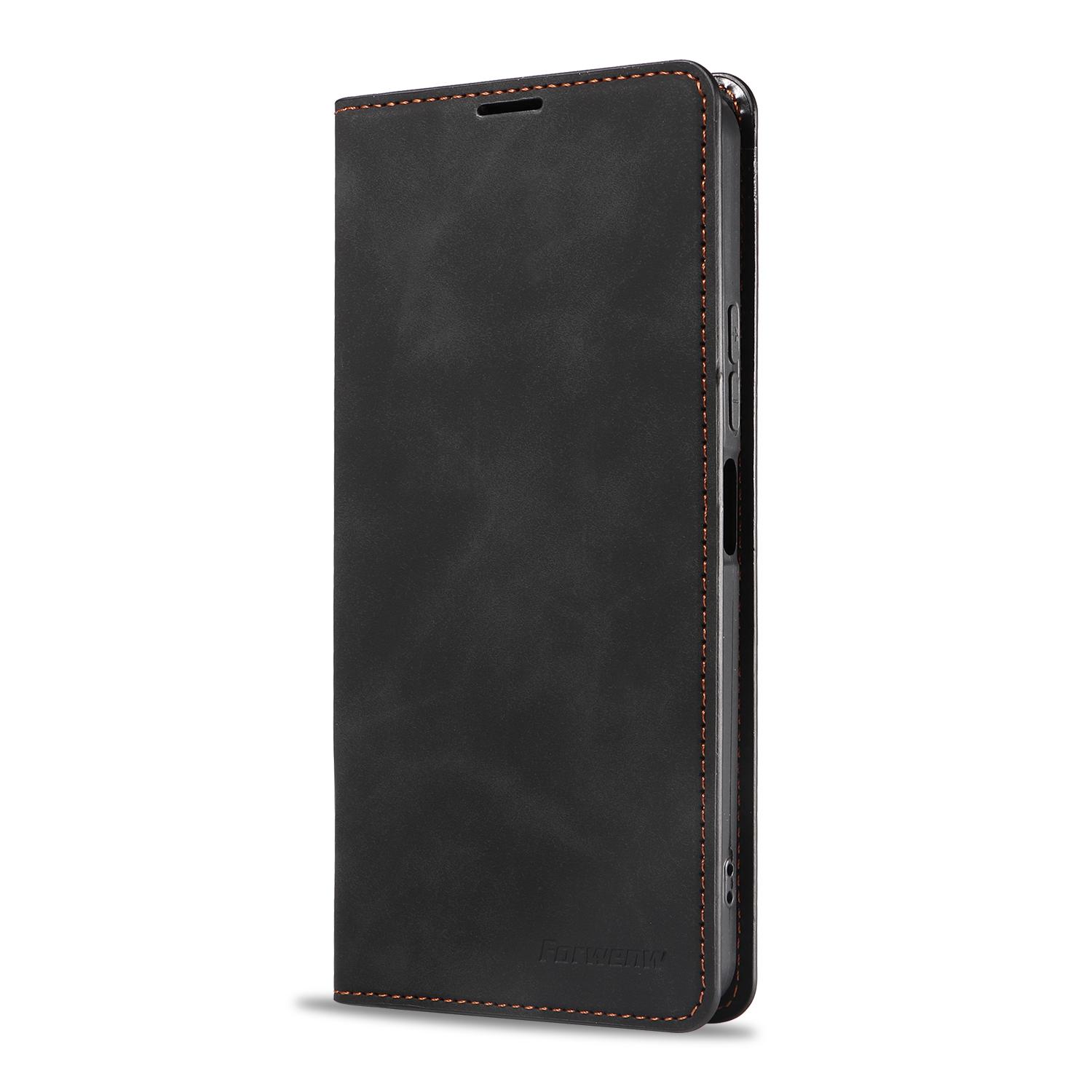 

Шкіряний чохол для Xiaomi Redmi 13C Note 13 Pro Plus 5G 12S 12 12C Mi 13T Poco M6 Pro Магнітний гаманець для телефону Redmi 12 чорний